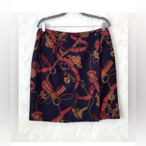 Vintage Brooks Brothers Wool Blend Wrap Skirt